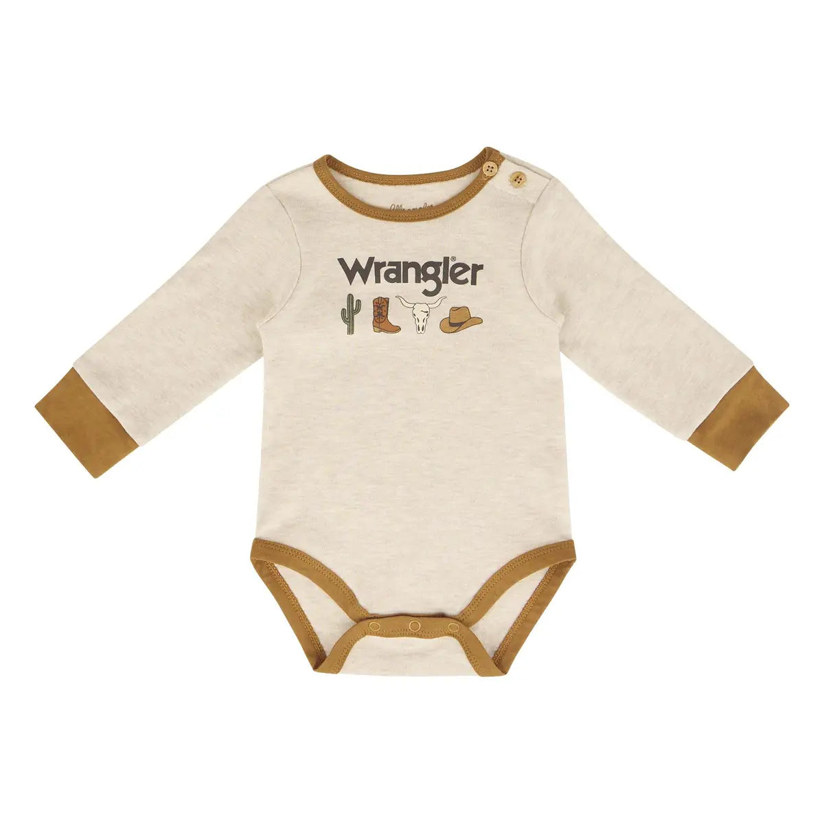 Wrangler 3-Piece Infant Clothing Set Western Motifs & Vest