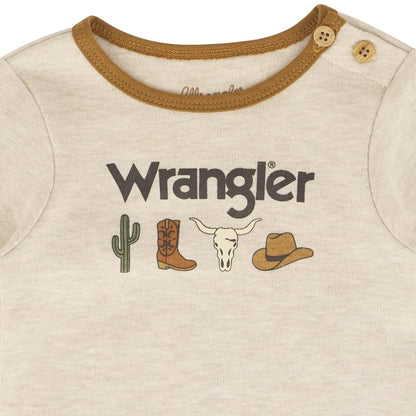 Wrangler 3-Piece Infant Clothing Set Western Motifs & Vest