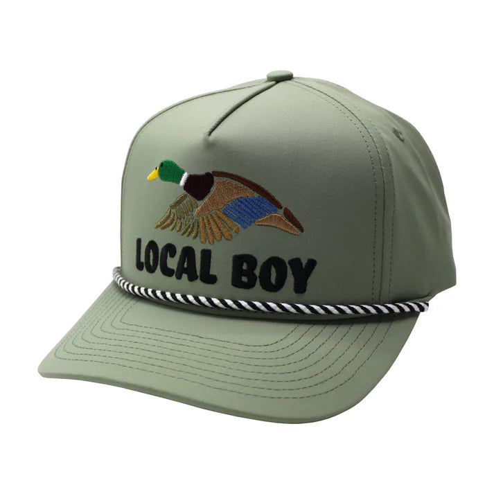 Local Boy Wild Duck HC Rope Hat Loden/White