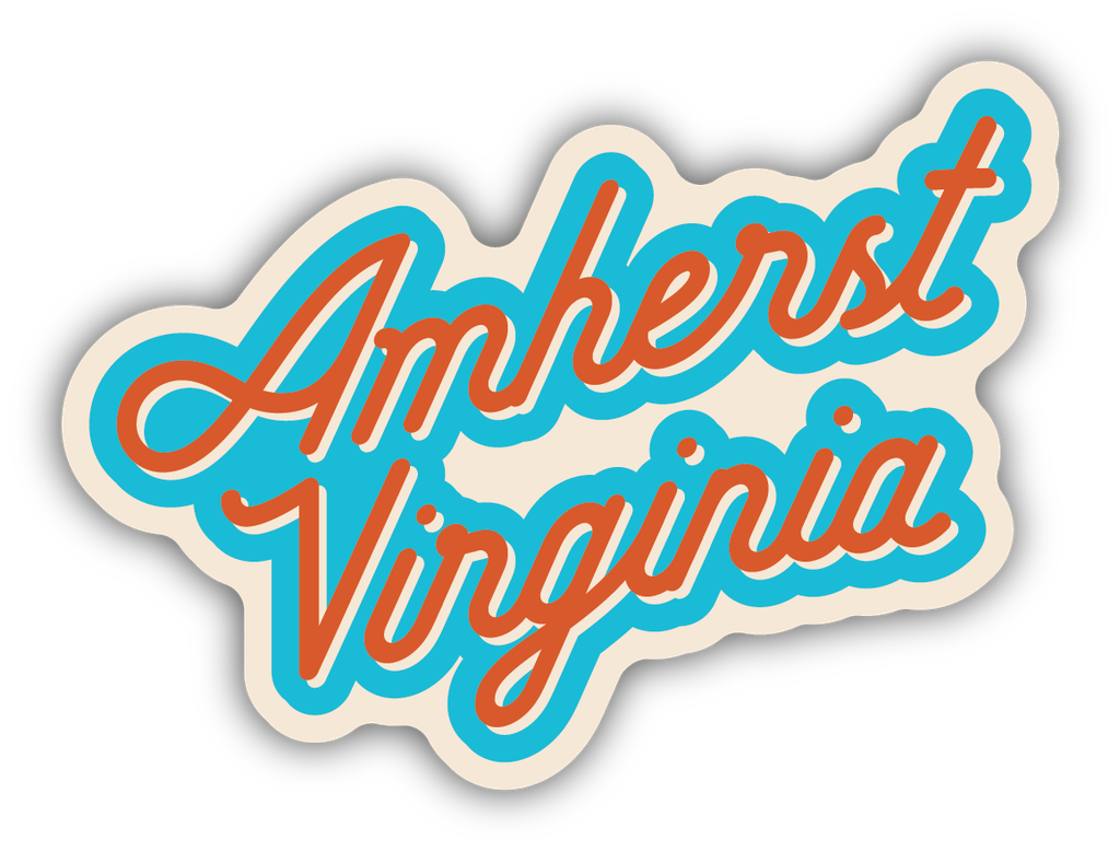 Stickers Northwest Amherst, Va Name Drop