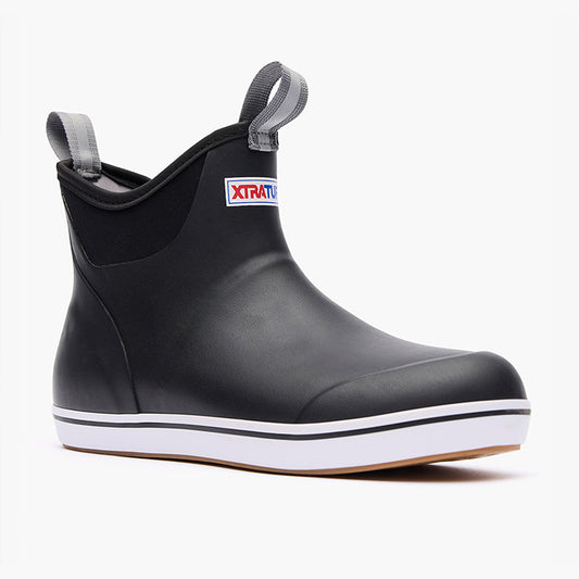 XtraTuf Womens Ankle Deck Boot Black