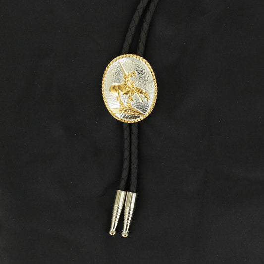 Double S End of Trail Bolo Tie