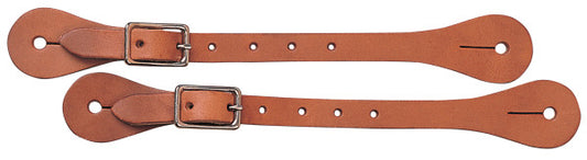 Weaver Single Ply Spur Straps Russet