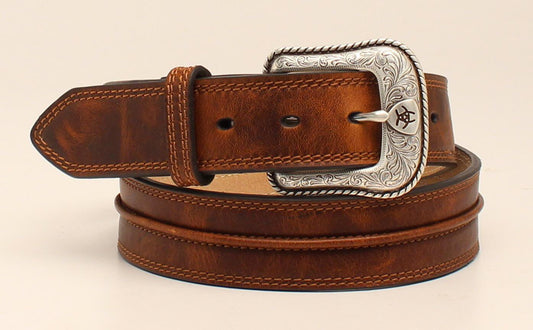 Ariat Center Bump Brown Belt