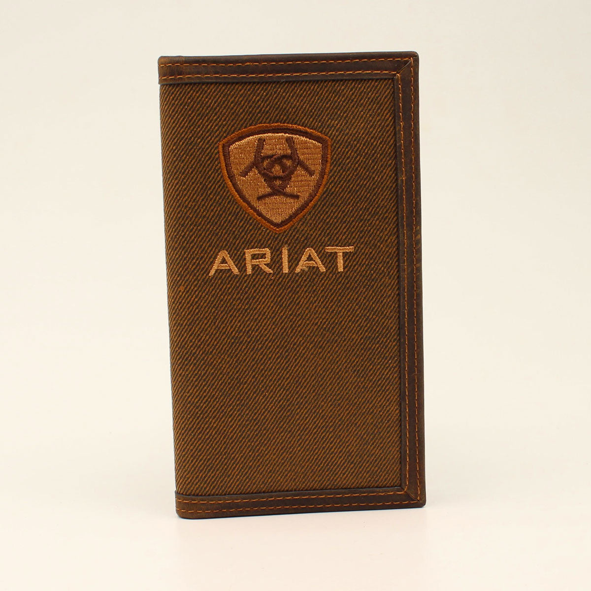 Ariat Logo Rodeo Wallet Tan
