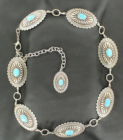 Ariat Ladies Turquoise Stone Concho Belt