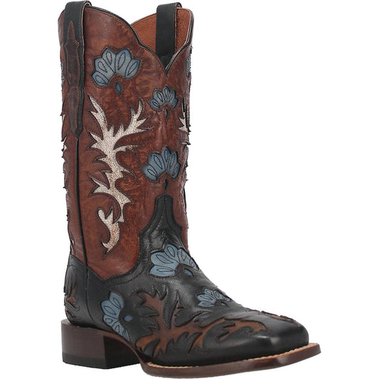 Dan Post Tamarind Black/Brown Inlay