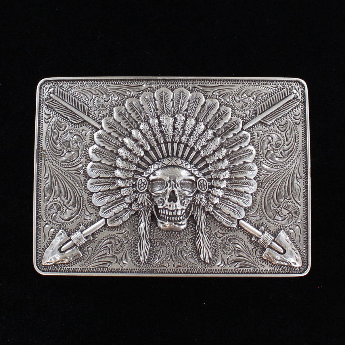 Ariat Indian Skull Buckle