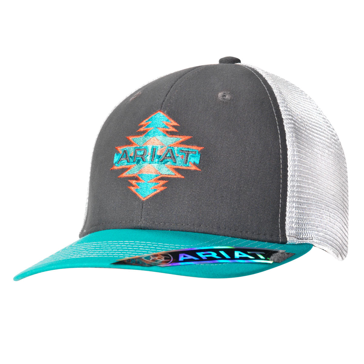 Ariat Turquoise Aztec Front Hat