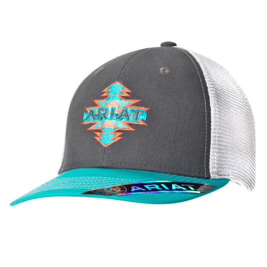 Ariat Turquoise Aztec Front Hat
