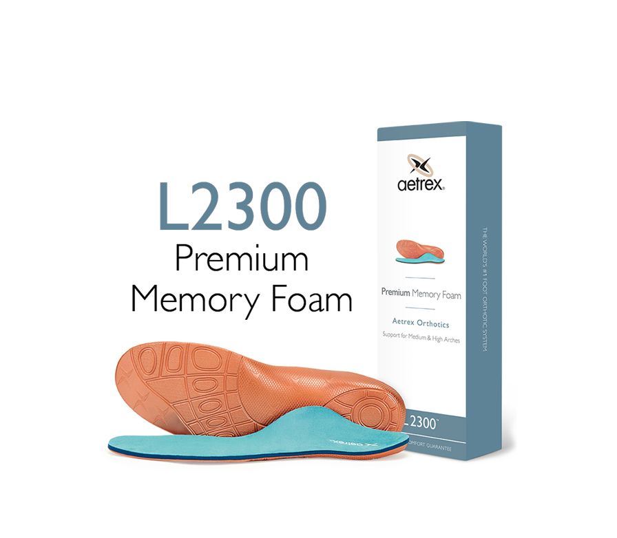 Aetrex L2300 Orthotics Premium Memory Foam Men