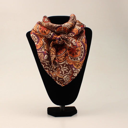 MF Wild Rag Brown Western Print