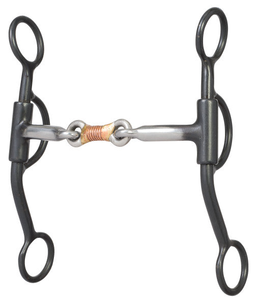 Weaver 5" Sweet Iron Copper Wire Wrapped Dogbone Mouth Professional Shank Bit