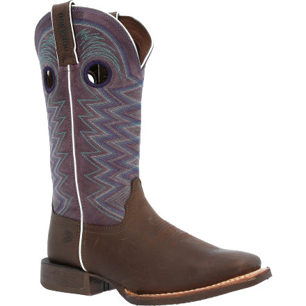 Durango Rebel Pro Purple/Brown Square Toe