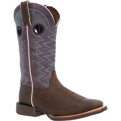 Durango Rebel Pro Purple/Brown Square Toe