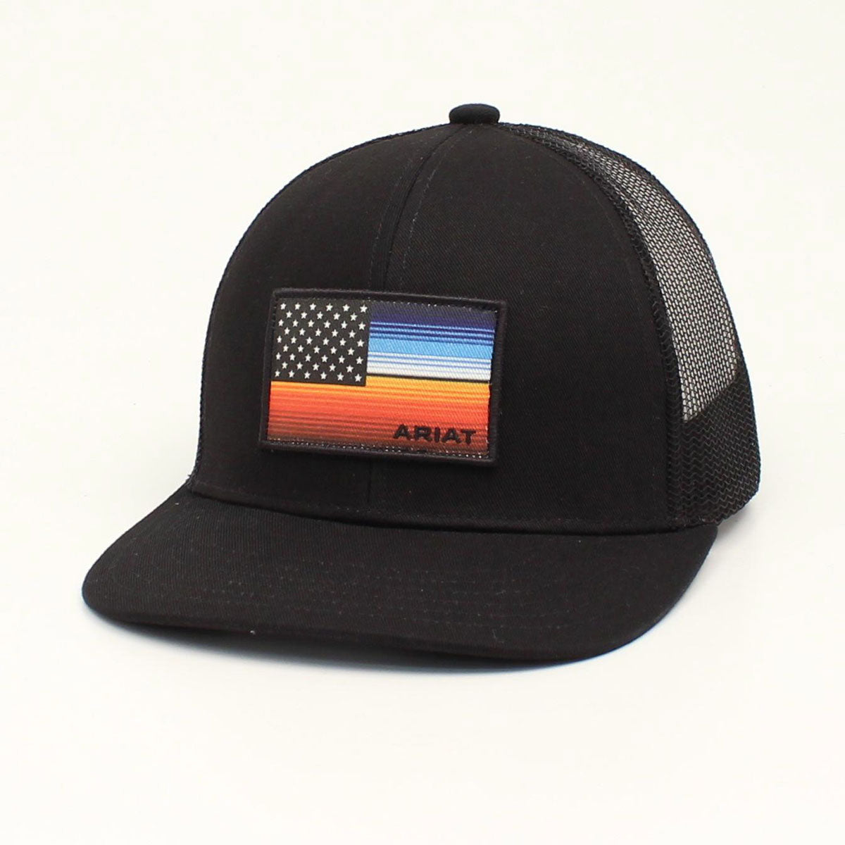 Ariat Black Serape Flag Hat