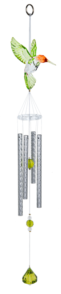 Ganz Red Throated Hummingbird Windchime