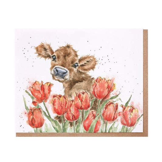 Wrendale Greeting Card Bessie Cow