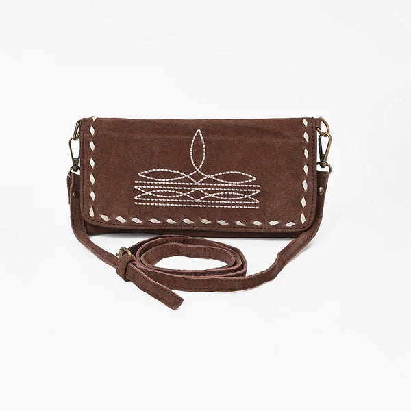 American Darling Brown Toe Bug Wallet