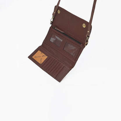 American Darling Brown Toe Bug Wallet