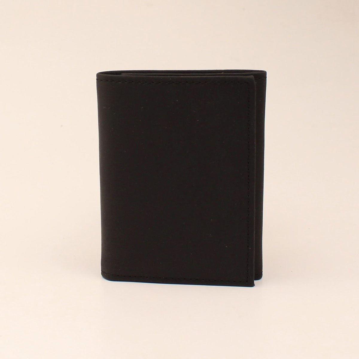 3D Distressed Black Trifold Wallet