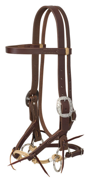 Weaver J Dunn Oiled Bitless Bridle