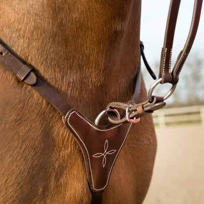 Horze Adjustable 3-Point Breastplate Brown