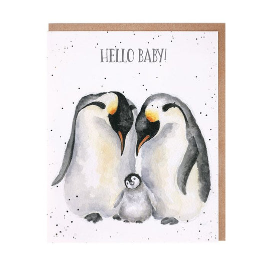 Wrendale Greeting Card Hello Baby