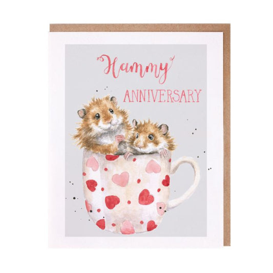 Wrendale Greeting Card Hammy Anniversary