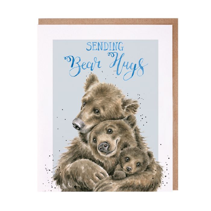 Wrendale Greeting Cards Sending Bear Hugs