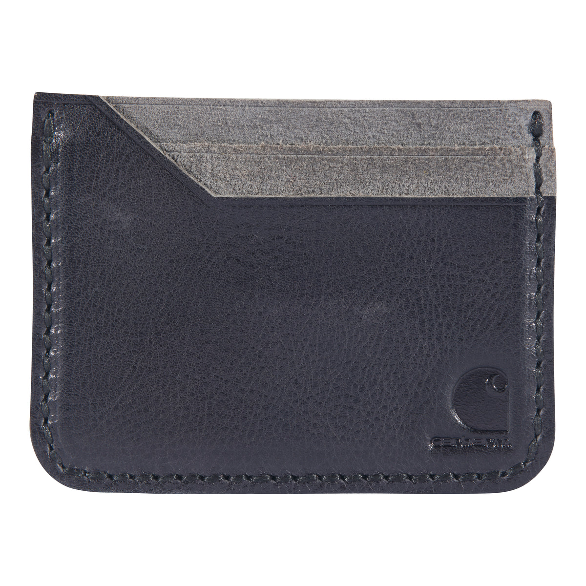 Carhartt Patina Leather Front Pocket Wallet Black
