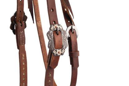 Weaver Buckstitch Headstall Straight Brow