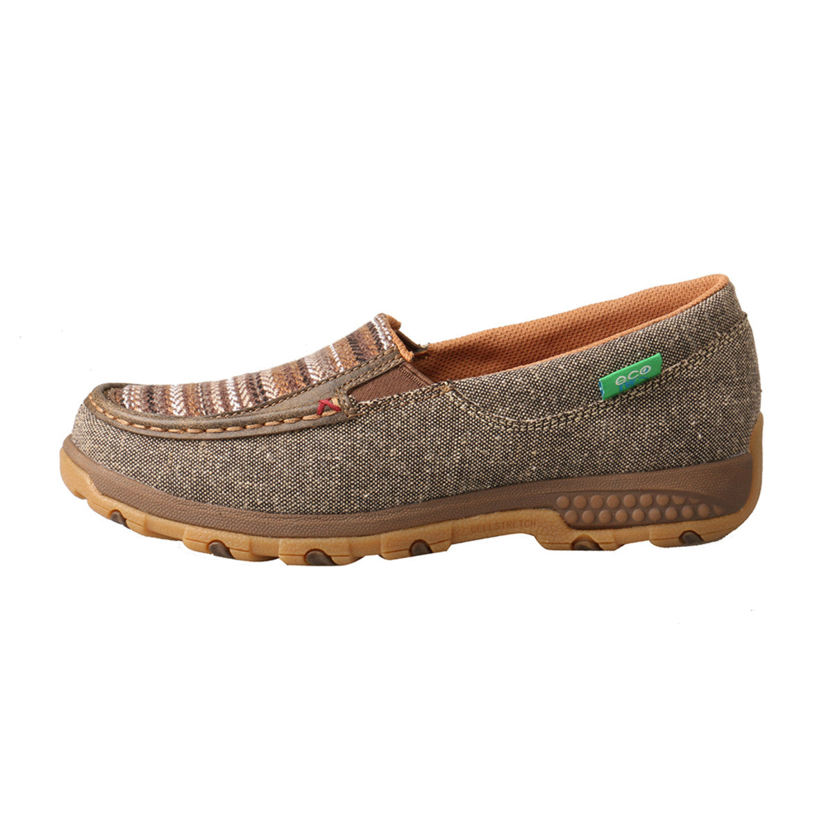 Twisted X Eco Cellstrech Slip-On Khaki/Grey Multi