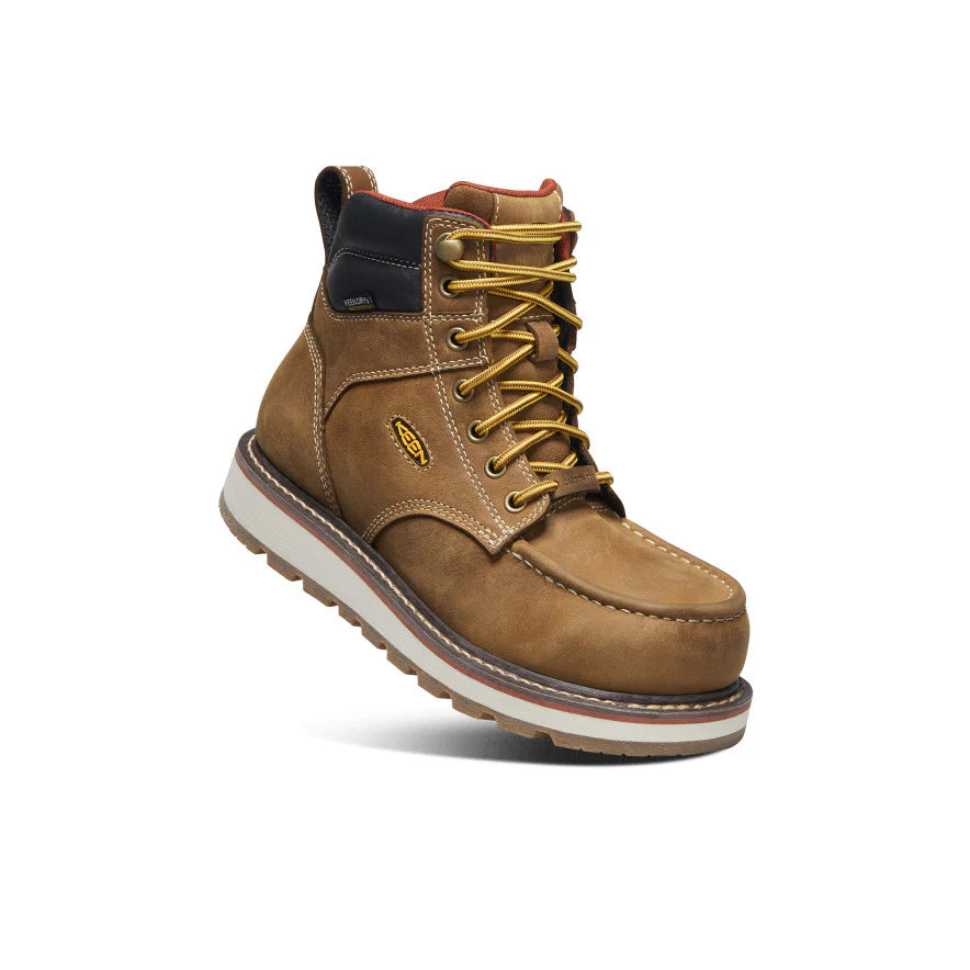 Keen Cincinnati 6" Belgian/Sandshell Composite Toe Waterproof EH