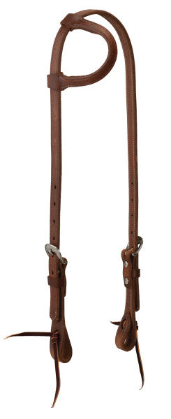 Weaver Synergy Floral Sliding Ear Headstall Russet