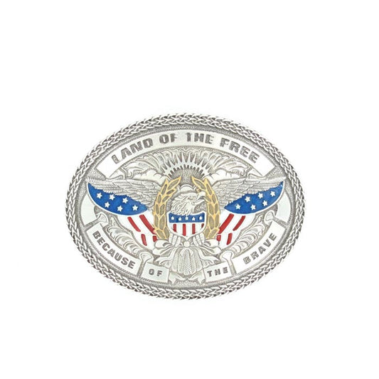 Nocona Land Of The Free/Eagle Belt Buckle