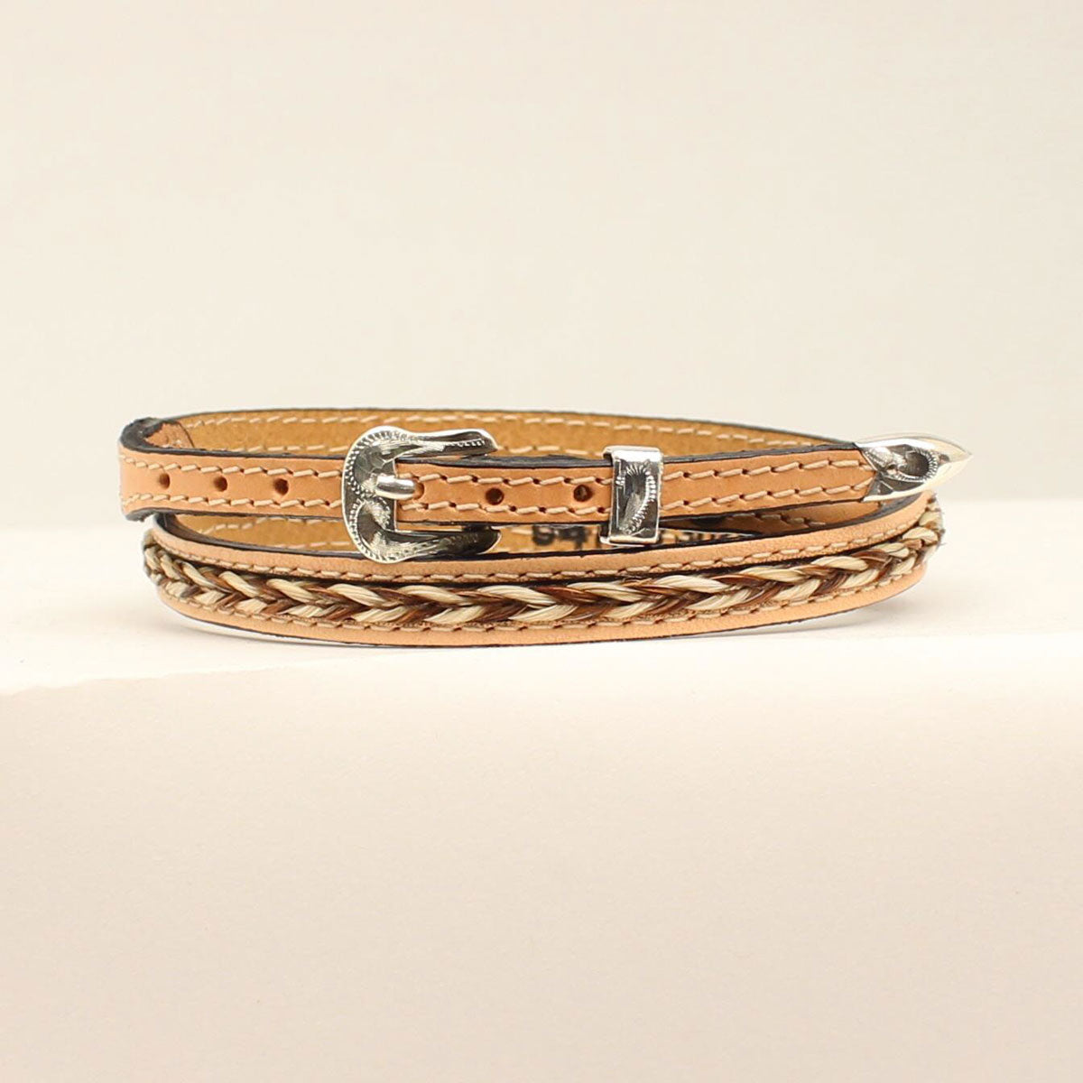 MF Horsehair Hatband Tan