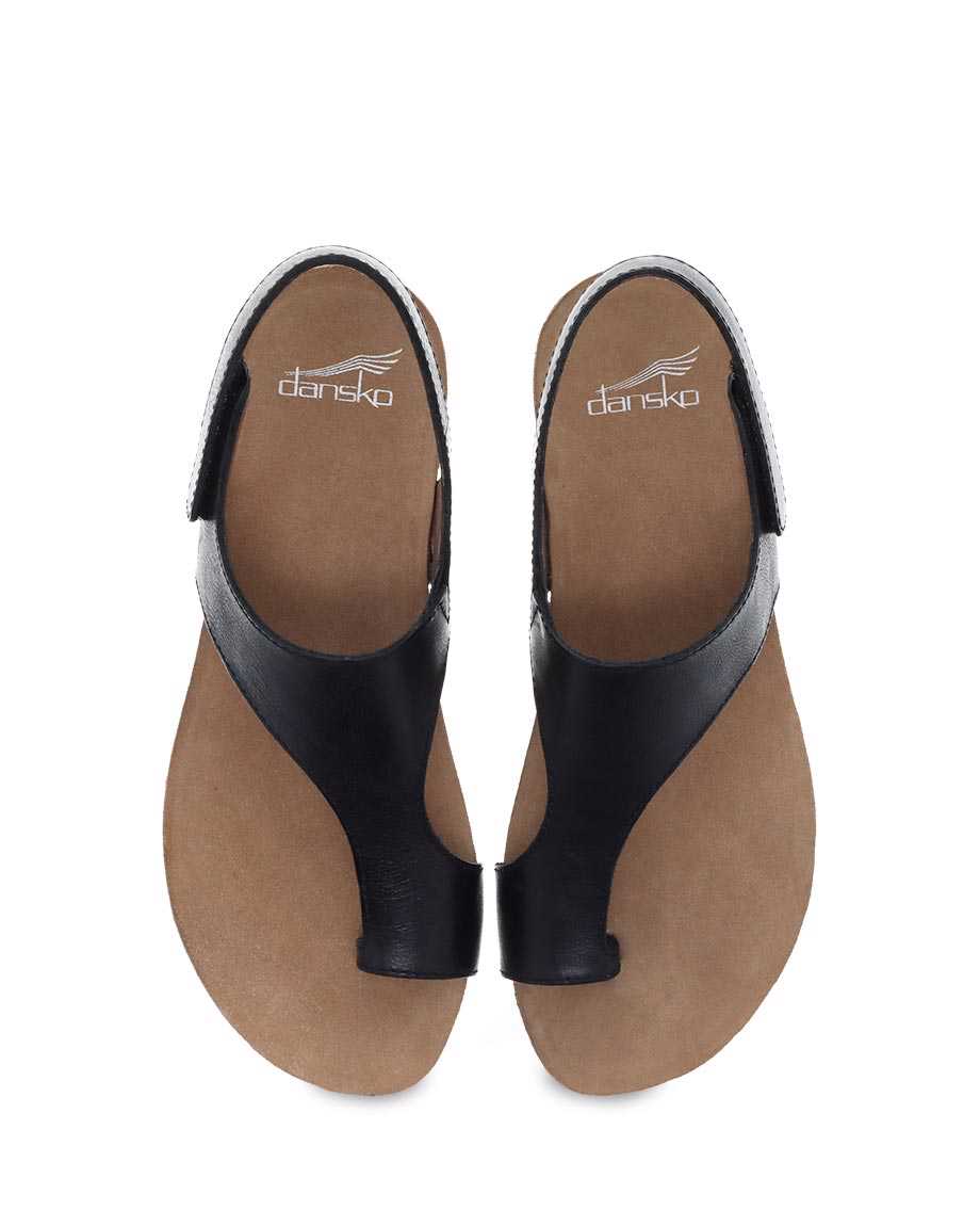 Dansko Reece Black Waxy Burnished