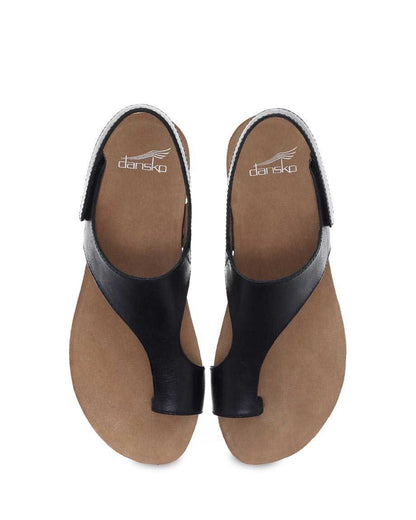 Dansko Reece Black Waxy Burnished