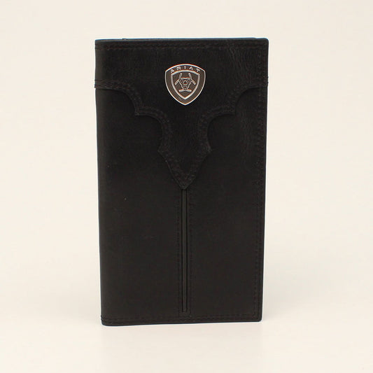 Ariat Black Western Rodeo Wallet
