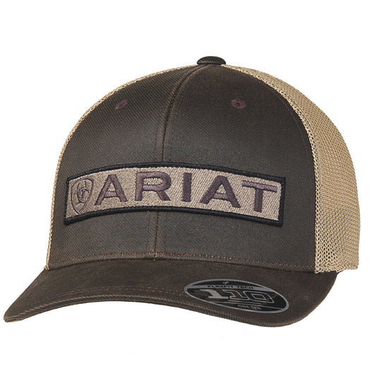 Ariat Olied Brown Wide Logo Patch Hat