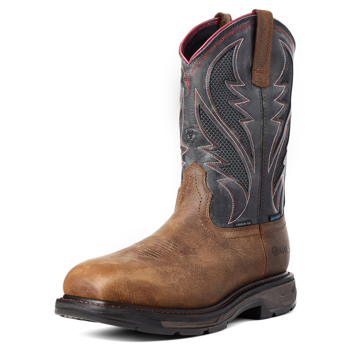 Ariat Workhog XT Venttek Rye Brown/Storm CT WP EH