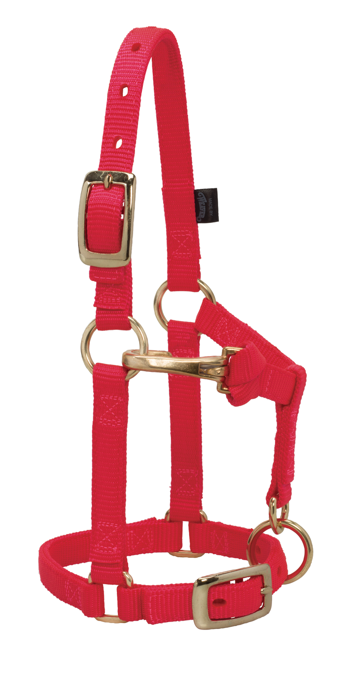 Weaver Adjustable Chin Throat Snap Halter Large Mini