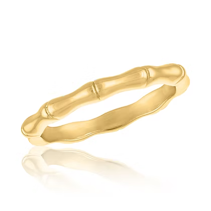 Bamboo Gold Layers Ring