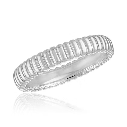 Dome Band Stack Ring