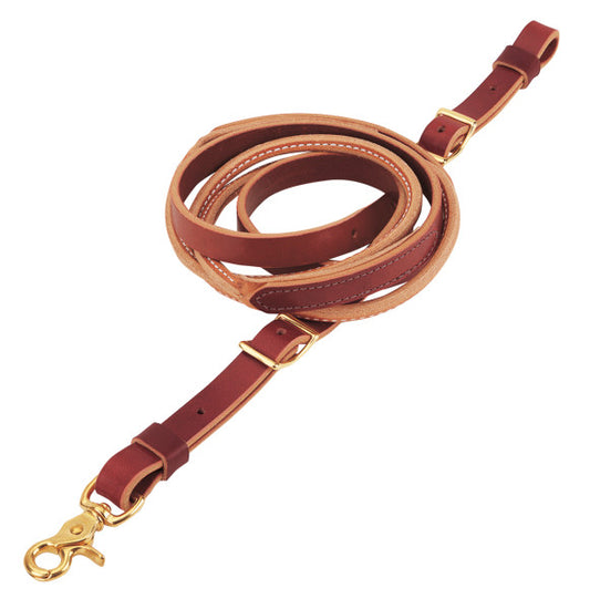 Weaver Harness and Latigo Leather Round Roper Rein 0.75" x 8'