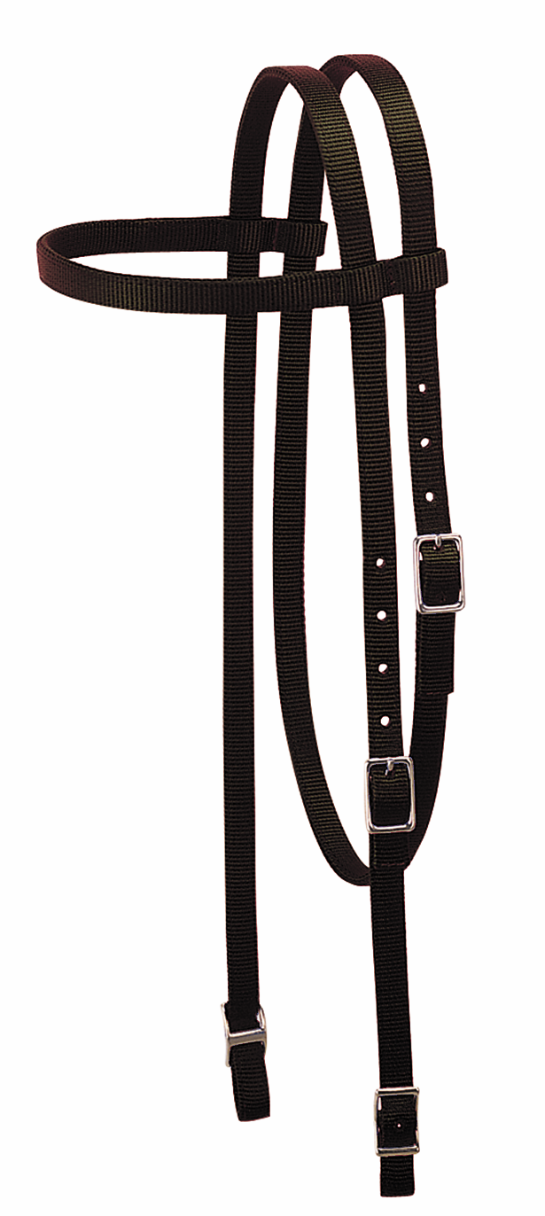 Weaver Nylon Brownband Headstall Horse