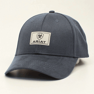 Ariat Navy Boilskin Logo Hat