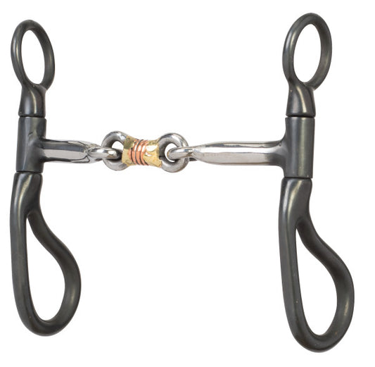 Weaver 5" Three-Piece Snaffle Mouth with Copper Inlay All Purpose Bit