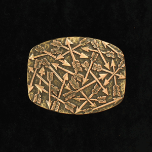 Nocona Copper Arrows Buckle